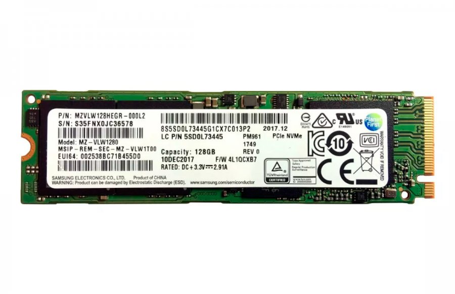 MZ-VLW1280 Samsung SSD M.2 PCI-e NVME 128GB 2280