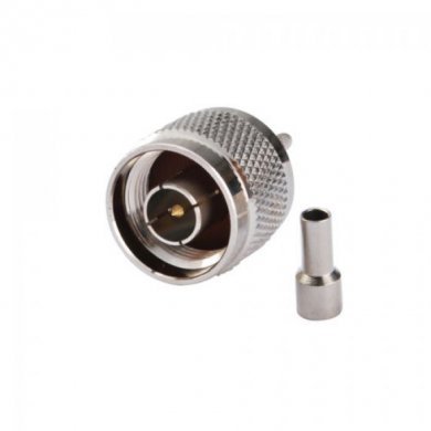 N01-SP316-41BS00X20 Plug N Macho Crimp Cabo LMR100 RG316