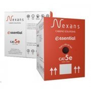 Nexans Cabo de Rede LANmark CAT5E (305m) 8 Vias UTP interno e externo Cor Preto