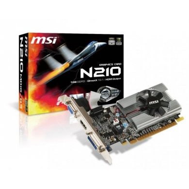 N210-MD1G/D3 MSI Placa de video Geforce N210 1GB DDR3