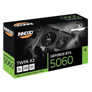 Inno3D Placa de Vídeo RTX 5060 Twin X2 8GB GDDR7