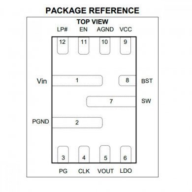 NB680 Ci NB680AGD-Z Buck Converter 26V 3.36V 8A QFN-16