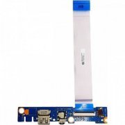Placa USB e áudio Acer Aspire A315-22/34 A514-52 acompanha cabo flat (HQ22020552002)
