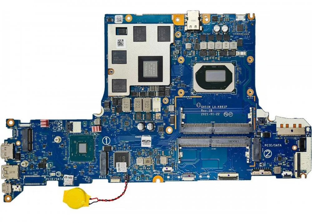 NB.QAZ11.001 Placa mãe GH51M LA-K861P para Acer Nitro 5 AN515-55