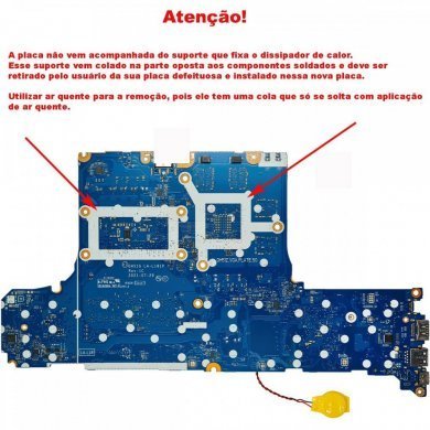 Placa GH51G LA-L181P Rev: 1C Acer Nitro AN515-57 AN517-54
