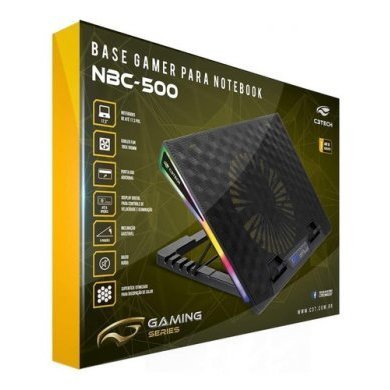 NBC-500BK C3 Tech Base Gamer Para Notebook 185mm