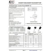 Power Mosfet N-Channel NCE65TF130 650V 28A TO-220 