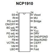 Ci NCP1910 conversor AC/DC SOIC-24 SO-24WB green combo 2 GND n/skip