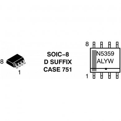 CI PMIC N5359 MOSFET SOIC-8 SMD (Kit 5x unidades)