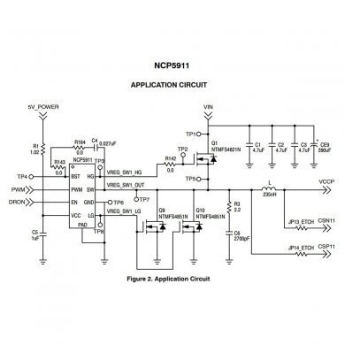 NCP5911MNTBG 10x Dual Mosfet NCP5911 AL1 AL2 AL3 AL6 AL7 AL8 DFN-8 2x2mm
