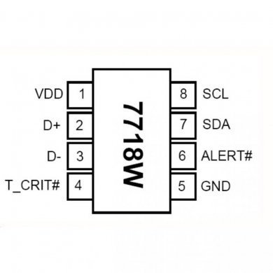Ci 7718W Nuvoton Thermal Sensor msop-8