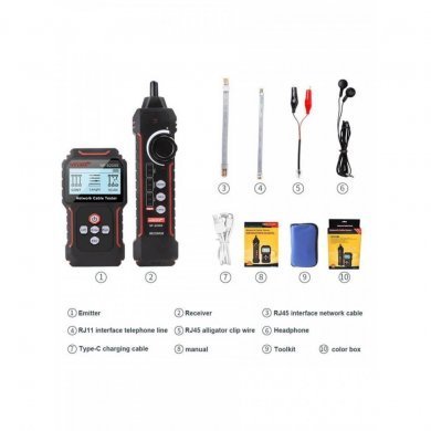 NF-8209S Noyafa Testador e Localizador de Cabos de Rede