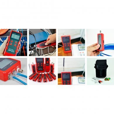 NF-868W Noyafa Cable Length Tester Ver: V2 w/ 8x Ends