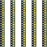 LED Branco SMD 3030 3V 180mA (kit 100 und) tamanho 3x3x0.52 mm