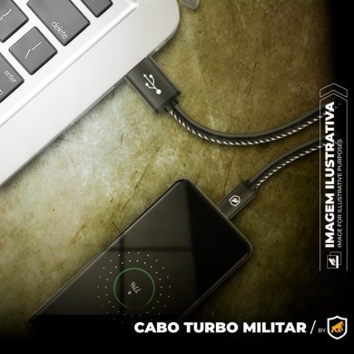 Gorila Shield Cabo Turbo Militar Micro USB 1.5m