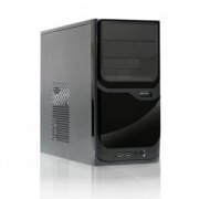 Gabinete Nilko Micro-ATX NK777 Painel frontal com 2 portas USB e 2 mini-jack, 3 baias externas