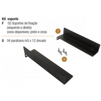 NK030515-T451 Kit Suporte Fixação de Gabinete 19 Nilko