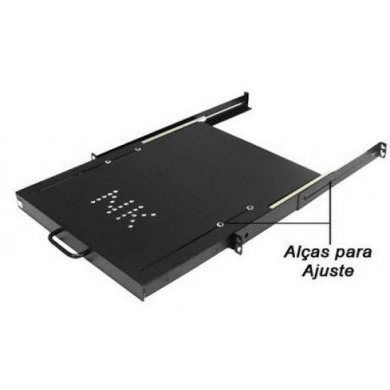 NK030701-B100 Bandeja Móvel Ajustável 1U 19 Pol. Nilko