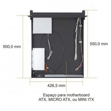 NK031120-A001 Nilko gabinete server rack 2U 19 Polegadas