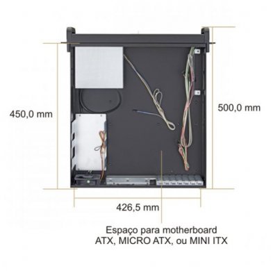 NK031130-A001 Gabinete Server Rack 19 Pol. 3U Nilko