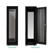 Rack Piso Nilko Indoor 19 28U x 1200mm Fechado cor Preto (Item descontinuado pelo fabricante Nilko)