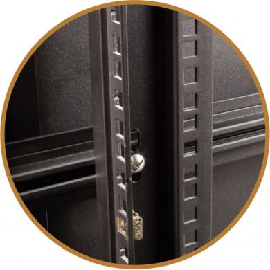 Nilko Rack 25U Fechado para Piso 19 Polegadas