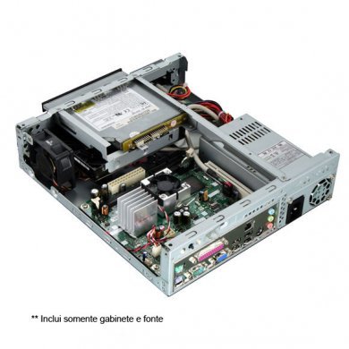 NK300 Gabinete Mini ITX Nilko NK300 com USB e Áudio Frontais e Fonte d