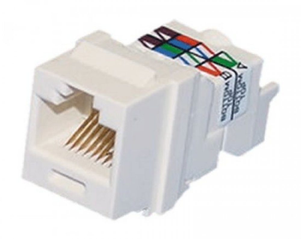 NK688MWH Panduit Conector RJ45 Keystone CAT6