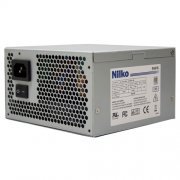 Fonte Nilko 500W Reais com Controle de Tipo: ATX 12V (ATX 20+4 pinos), Cooler com Controle Térmico de Velocida