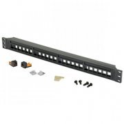 Patch Panel Panduit NetKey CAT5E 24 Portas Modular Moldado
