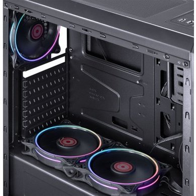 NOVPTRGB3FCA PCYes Gabinete Nova Plus RGB Mid Tower Preto