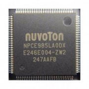 Foto de NPCE985LA0DX NUVOTON IC KBC chipset LQFP 128 pinos NPCE985LA 