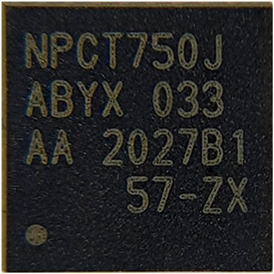 NPCT750J CI NPCT75x chipset TPM Nuvoton QFN32 SMD