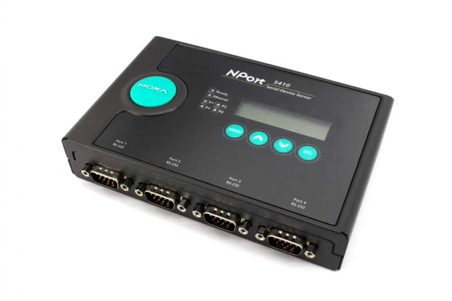 NPORT5410 Moxa Conversor 4 Portas RS232 RJ45 10/100