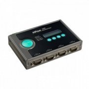 Moxa Industrial Device Servers 4 Portas 10/100M Ethernet, RS-232/422/485, DB-9, 15KV ESD, 110V 