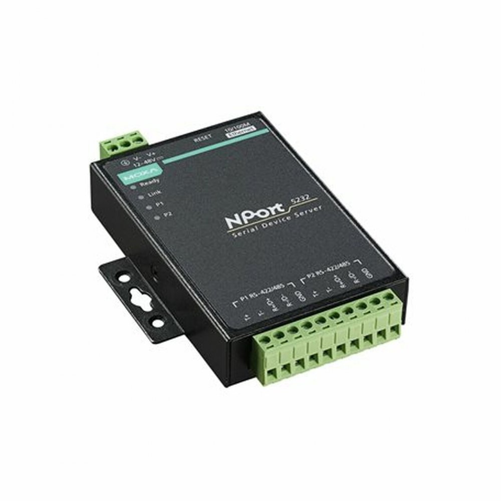 NPORT-5232 Moxa Conversor 2 portas RS422/485 10/100 Ethernet