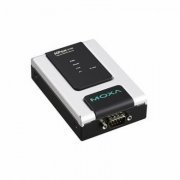 Moxa Device Server 1 Port RS232/422/485 Ethernet Secure Serial Port Server, w/ adapter