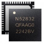 Ci N52832 SoC multiprotocolo de uso geral QFN48 6x6mm System OnChip (Ci virgem sem  gravação)