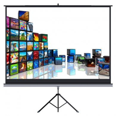 NRT-003 Nardelli Tela de Projeção Tripé - Standard