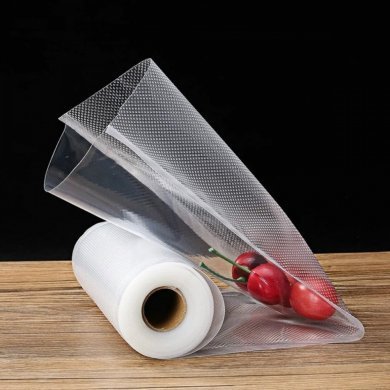 NS-4274 Bobina de saco plástico a vácuo gofrada 25cm X 5m