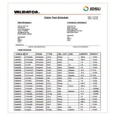 NT1150 JDSU ValidatorPRO Ethernet SPD-Certifier