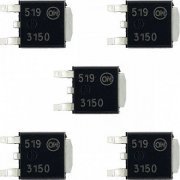 5x Transistor Mosfet 3150 60V 9A NCH DPAK 369C NTD3055150