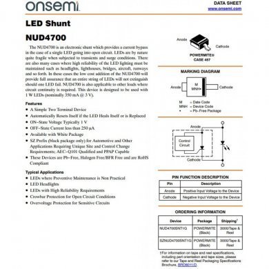 NUD4700 10x Diodo de proteção LED SCR Shunt MNH NUD4700SNT1G