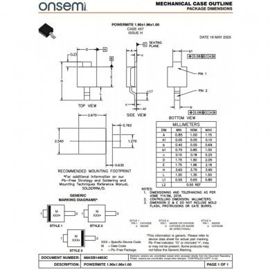 NUD4700 10x Diodo de proteção LED SCR Shunt MNH NUD4700SNT1G