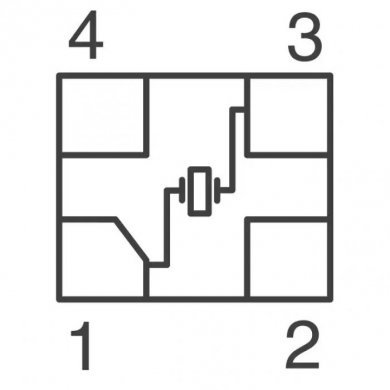 Cristal 24Mhz 8PF SMD 4 Pinos