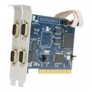 Naxos Placa PCI Com 4 Portas Seriais RS232 Plug and Play Velocidade de até 460 kbps Perfil Normal 