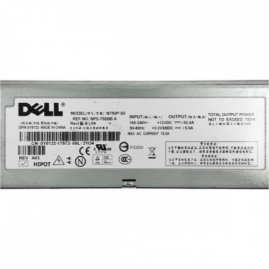 NY526 DELL Fonte Redundante 750W para PowerEdge 2950