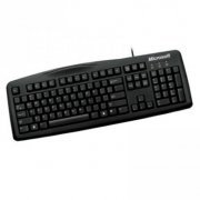 Teclado Microsoft Wired 200 Ergonômico USB Preto, PN:
