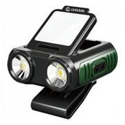 Onistek lanterna tripla multifuncional recarregável USB-C acompanha fita para cabeça