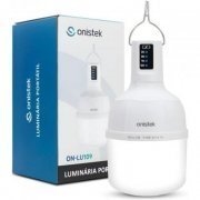 Onistek lâmpada LED de emergência bulbo recarregavel luz branco frio